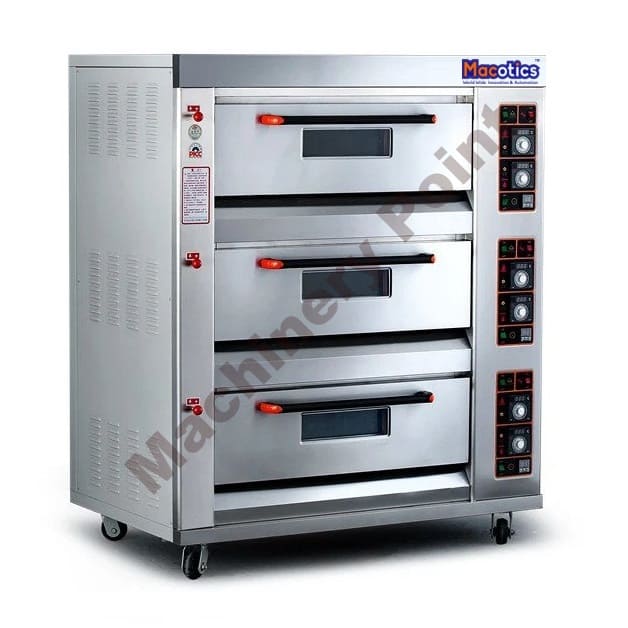 3 Deck 6 Tray Gas Oven